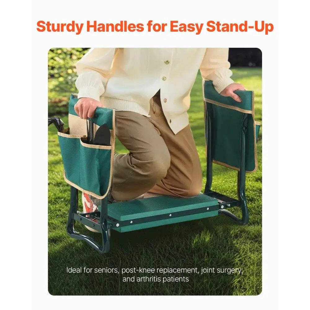 Origin Garden Kneeler Seat Folding Stool With Thick EVA Pad