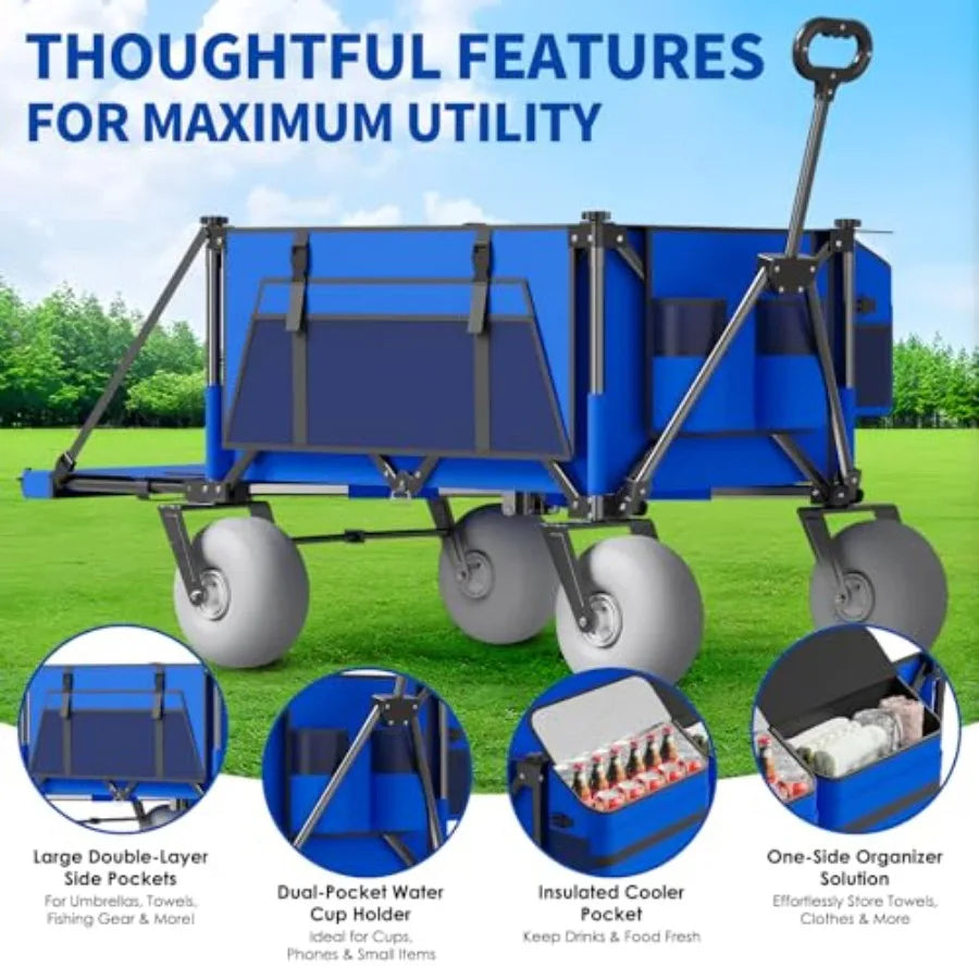 LISM Beach Wagon All Terrain Heavy Duty With Wheels