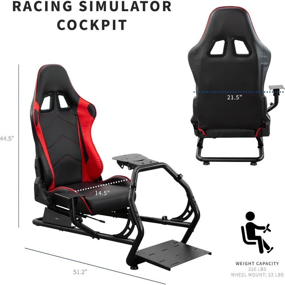 RBXC Racing Simulator Cockpit Wheel Stand Seat Frame
