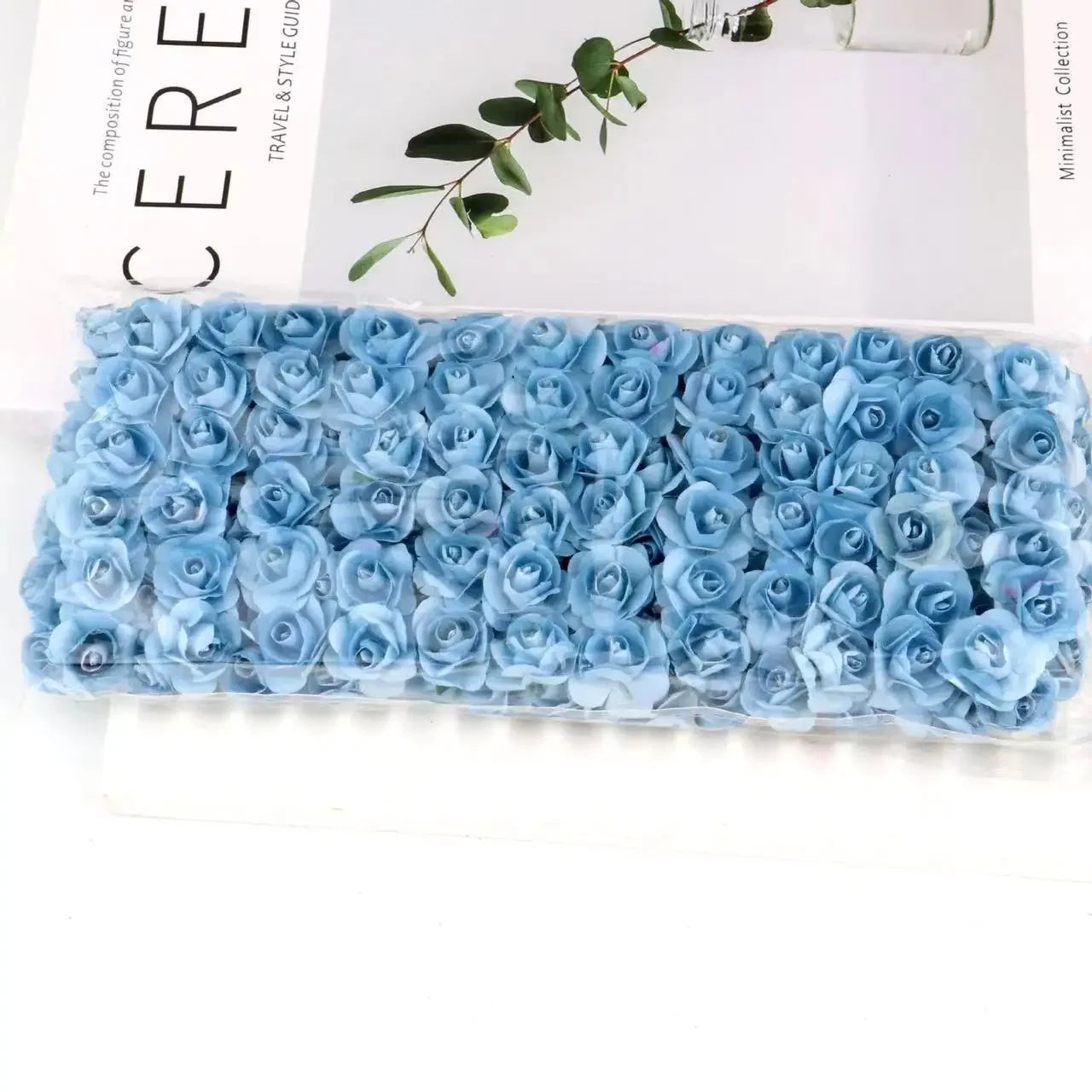Artificial Paper Rose Bouquet For Scrapbooking And Wedding Decor