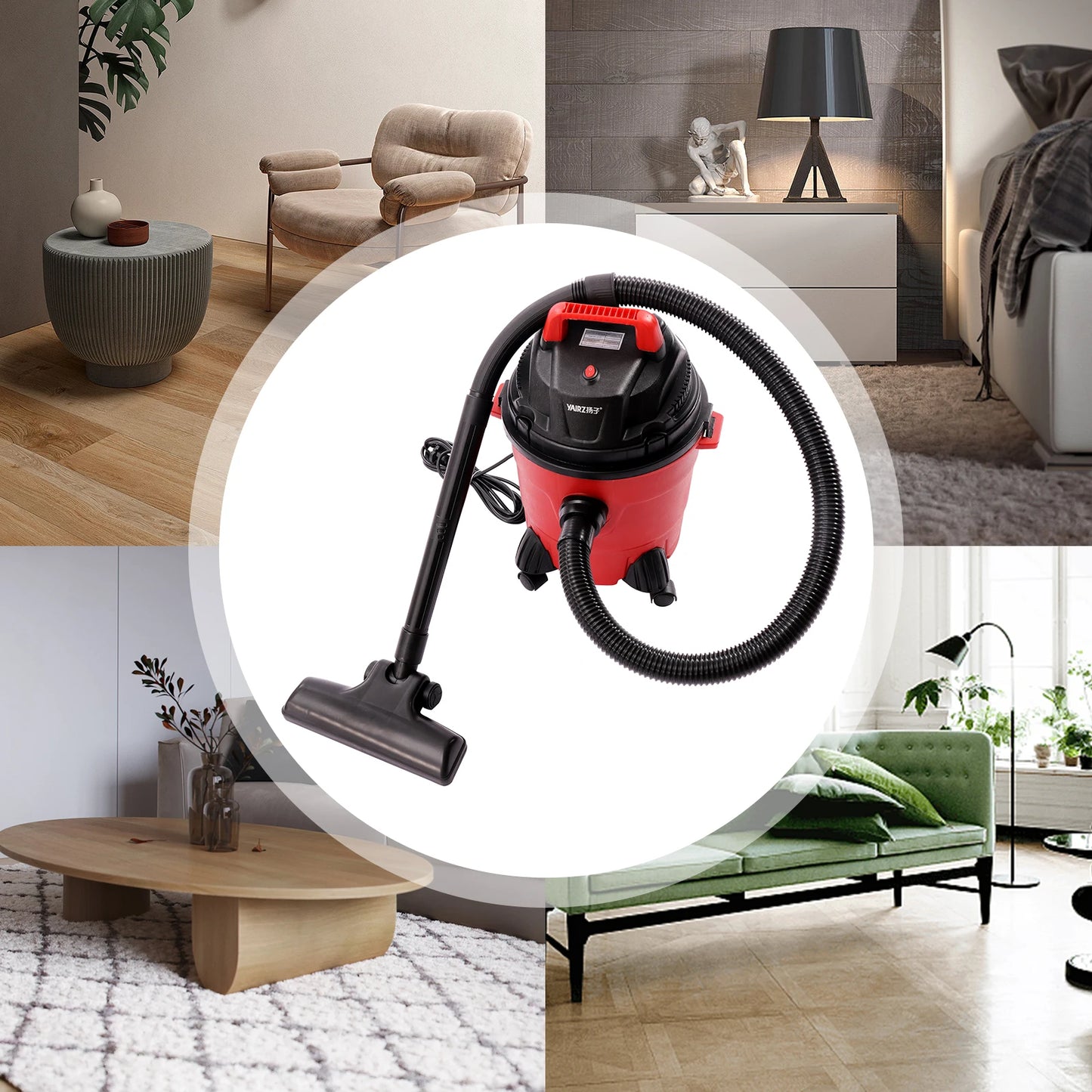CNCEST 3 In 1 Portable Shop Vacuum With Attachments