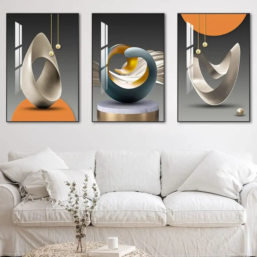 Abstract Modern Wall Art Print Framed Home Decor Gallery