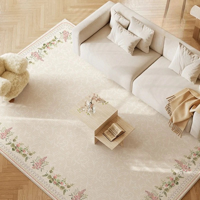 NONE French Style Wilton Plush Rug For Living Room