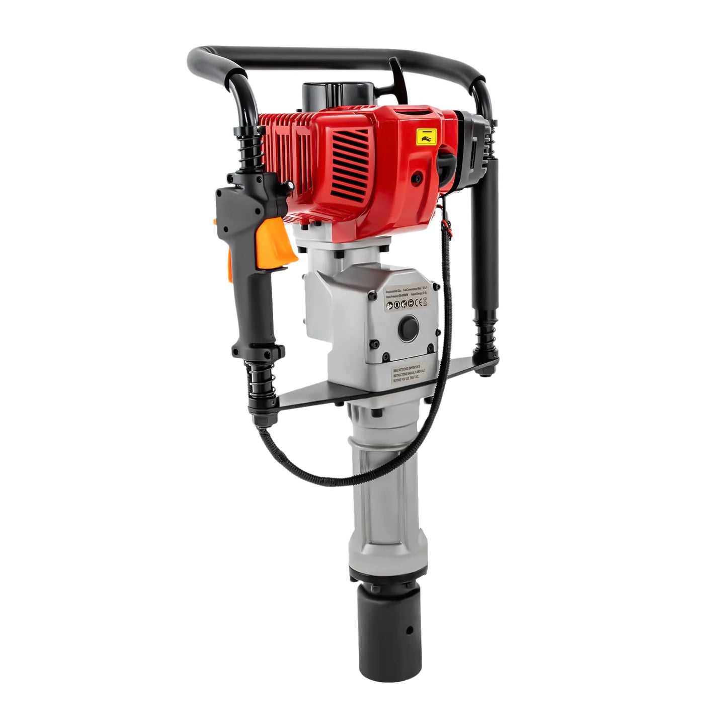 1900W 52cc Gas Powered T Post Driver with Vibration Absorbing Springs