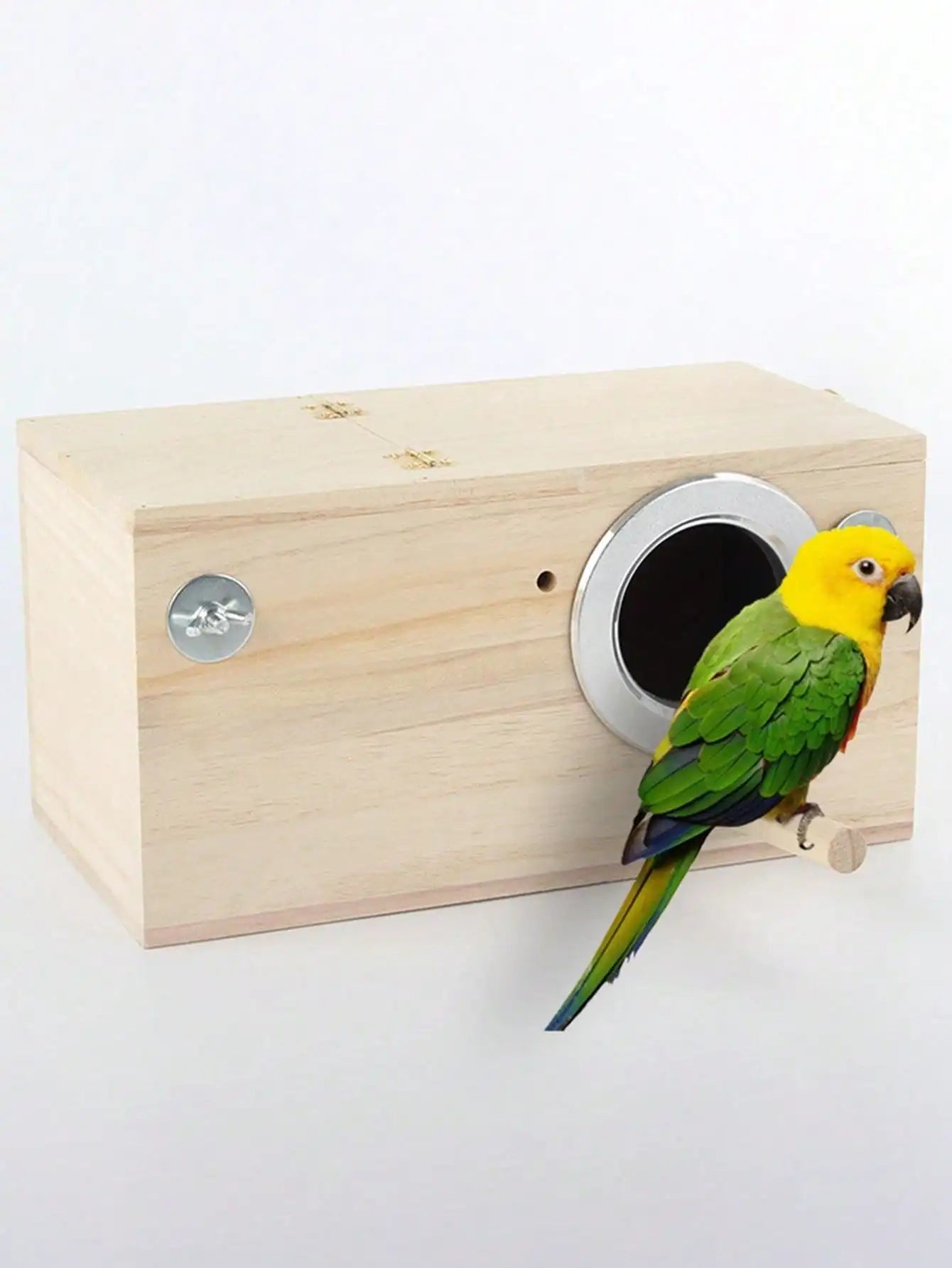 Parakeet Nest Box Bird House Wood Breeding Box Lovebirds