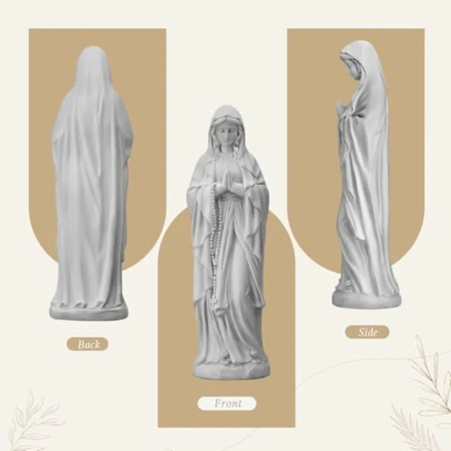 Blessed Mother Garden Statue Weather Resistant Resin