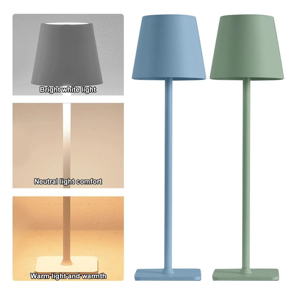 Alloet Cordless USB Rechargeable Table Lamp With Touch