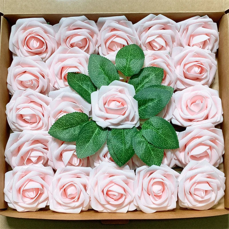 Artificial Foam Rose Flowers for Weddings Bouquets and Centerpieces