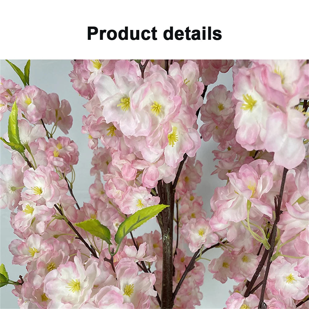 TWISTER.CK Artificial Cherry Blossom Tree Potted Indoor Decor