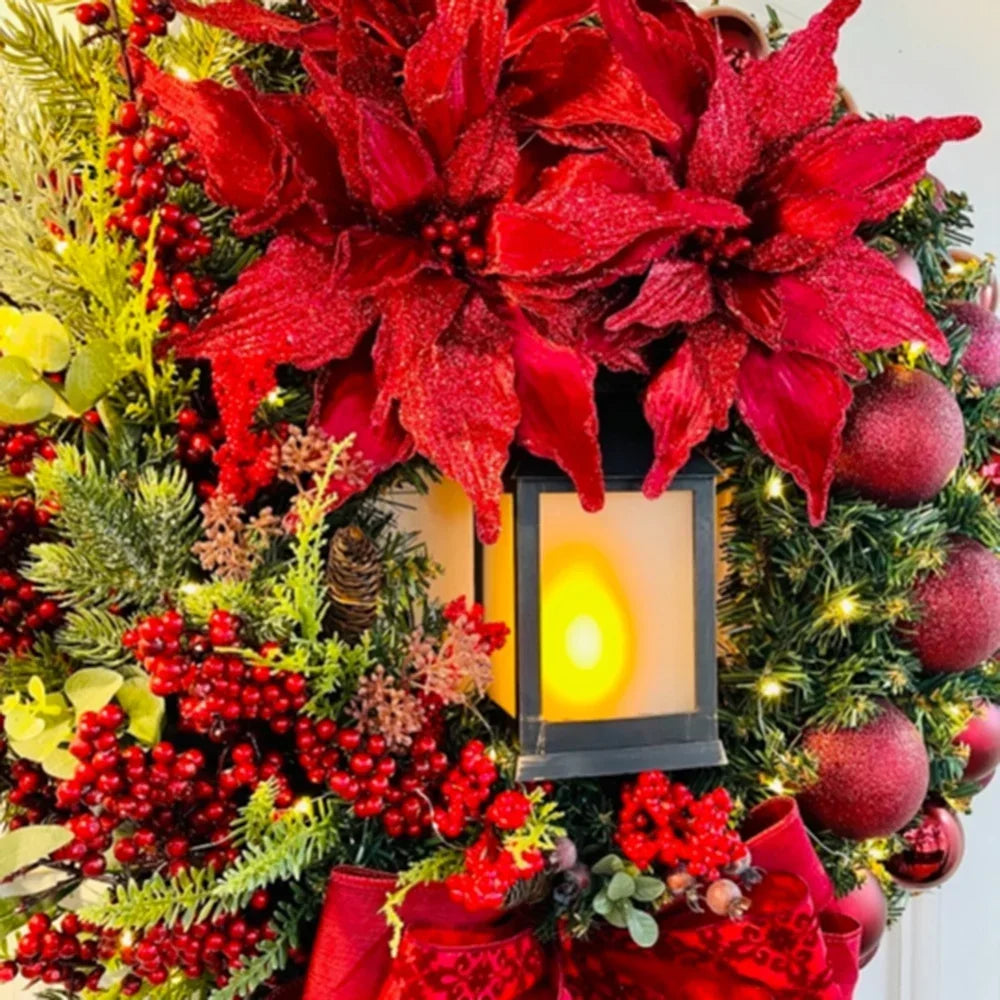 ATMDOG CN Christmas Wreath Sacred Door Decor For Home