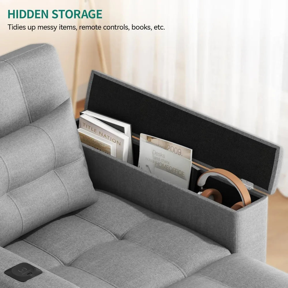 DAFIFY Sleeper Chair Bed 3In1 Convertible USB Ports