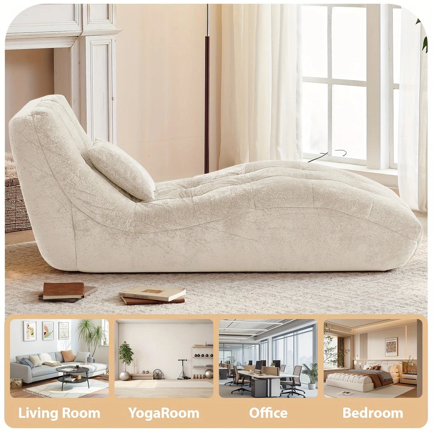 PIYRQ Single Sofa Seat Yoga Platform For Living Room