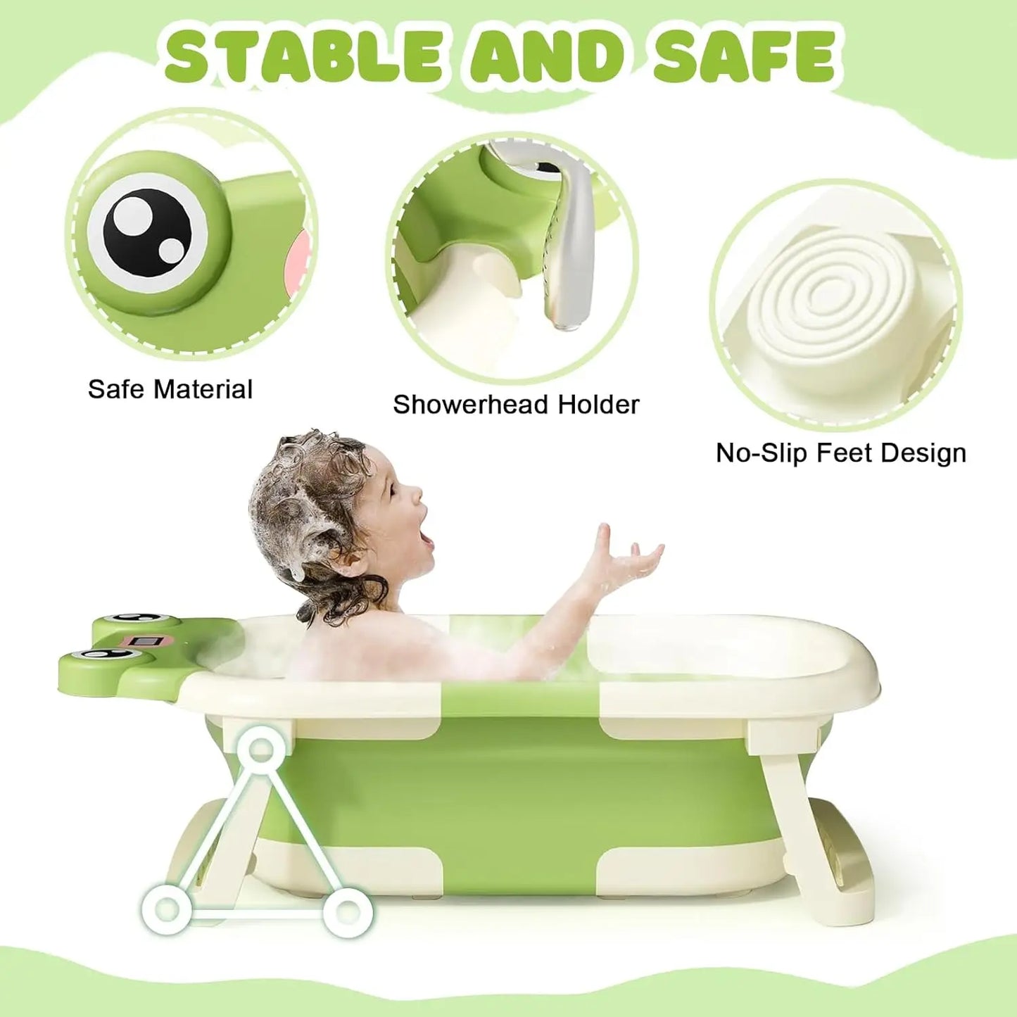 Devine In And Out Cushioned Foldable Baby Bath Tub Pro