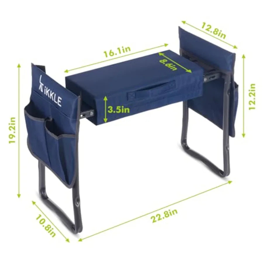 SHXI Heavy Duty Garden Kneeler Seat With Detachable Pad