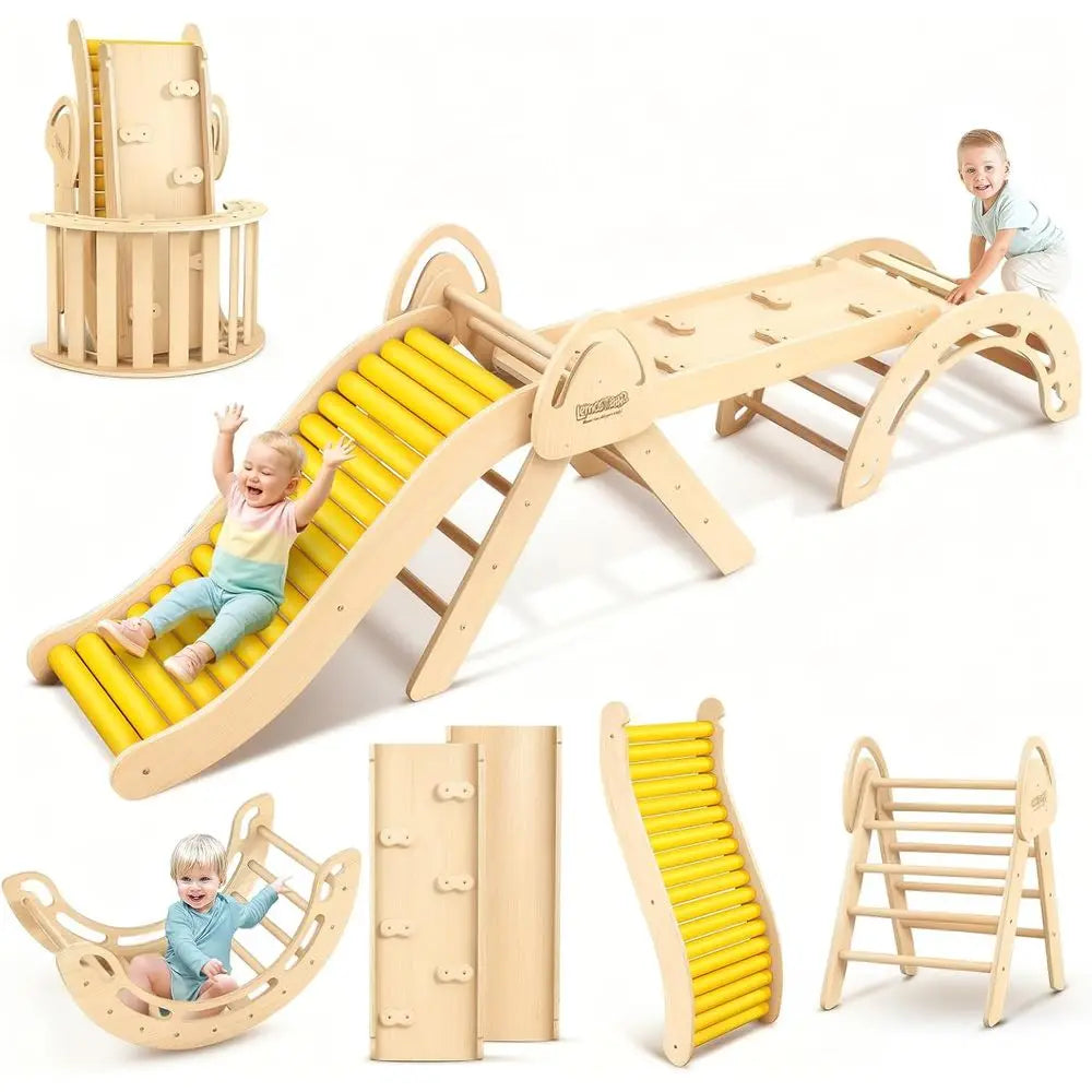 OLOEY Triangle Climber Set Montessori Indoor Playground