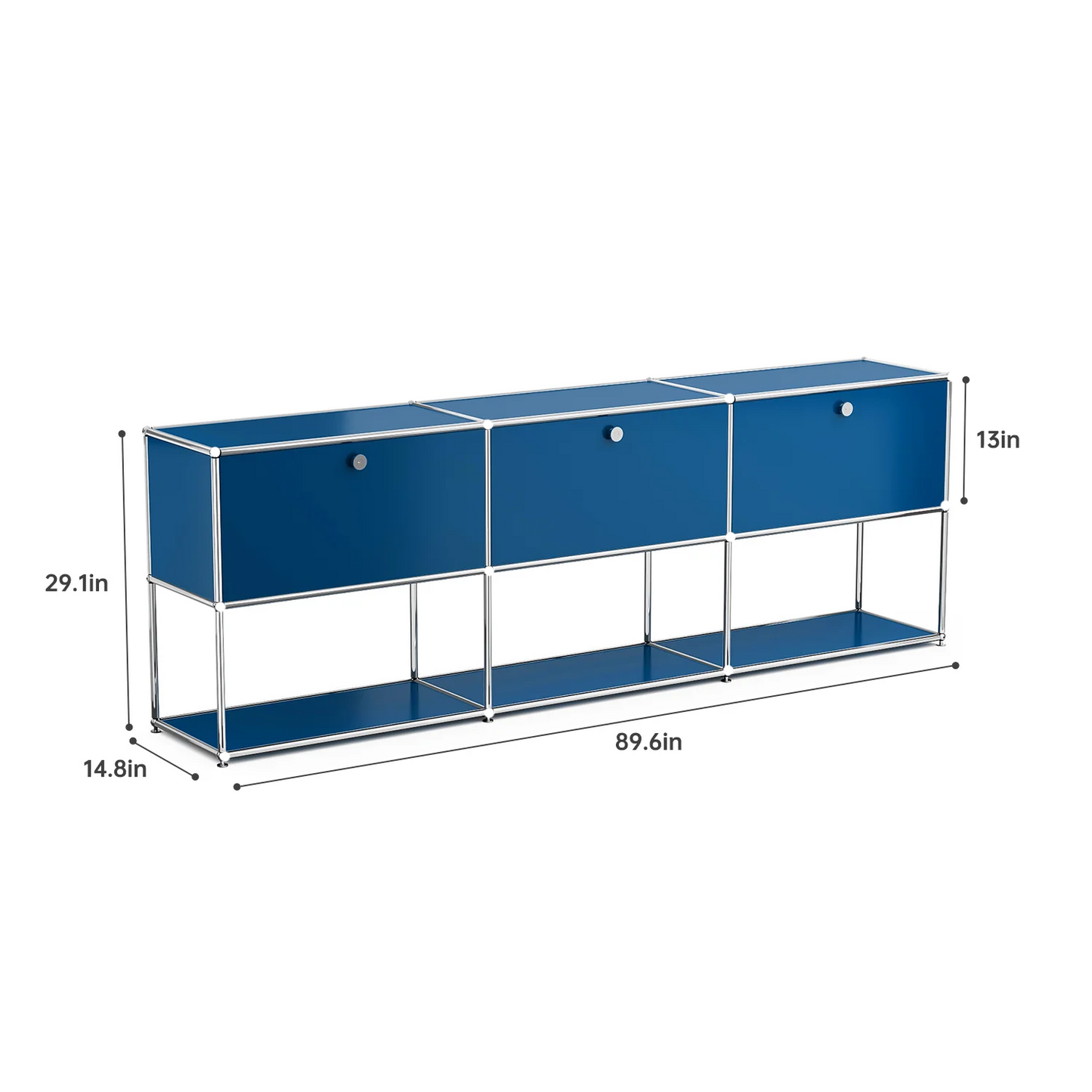 Stainless Steel Storage Cabinet For Living Room And Office