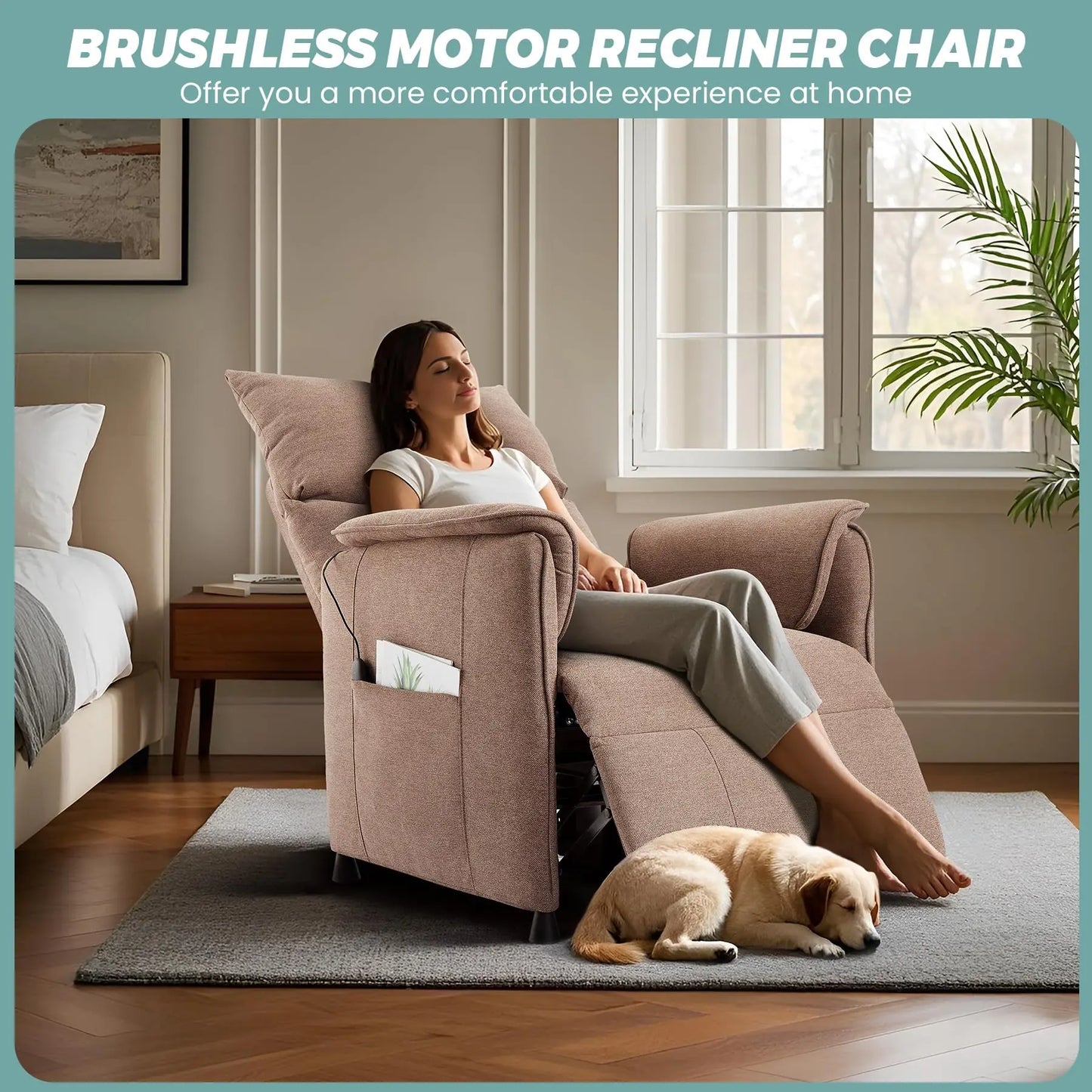 HiMISS Recliner Chair With Memory Function And Remote