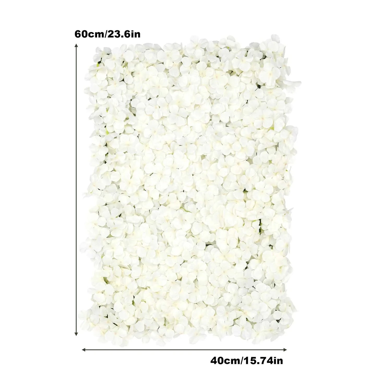 3D Hydrangea Faux Flower Wall Panels Backdrop 20 Pack