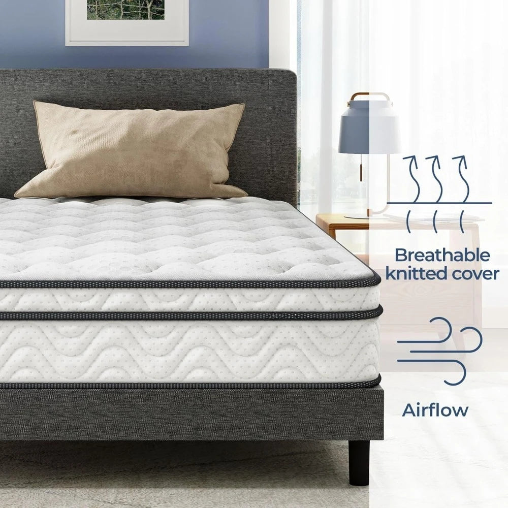 Hign Concerned Hybrid Memory Foam Mattress Pocket Spring