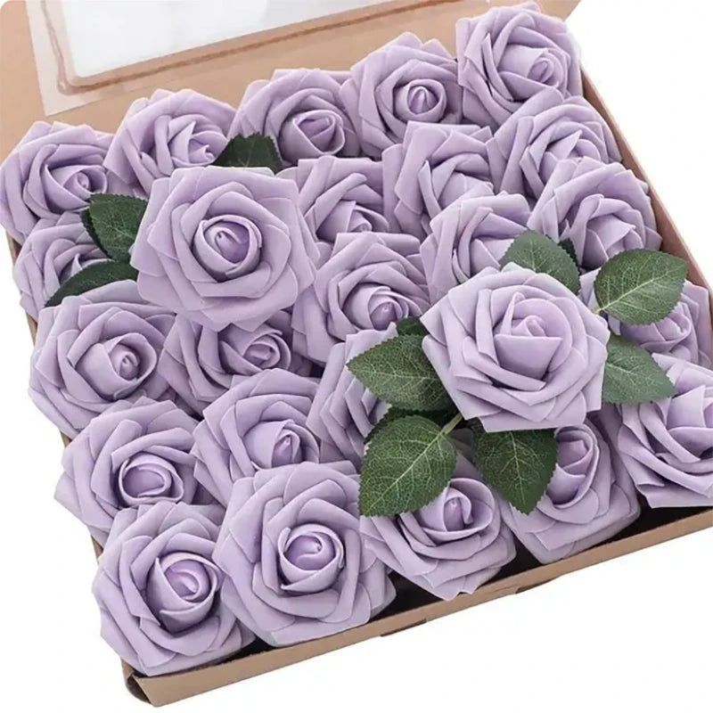 Artificial Foam Rose Flowers for Weddings Bouquets and Centerpieces