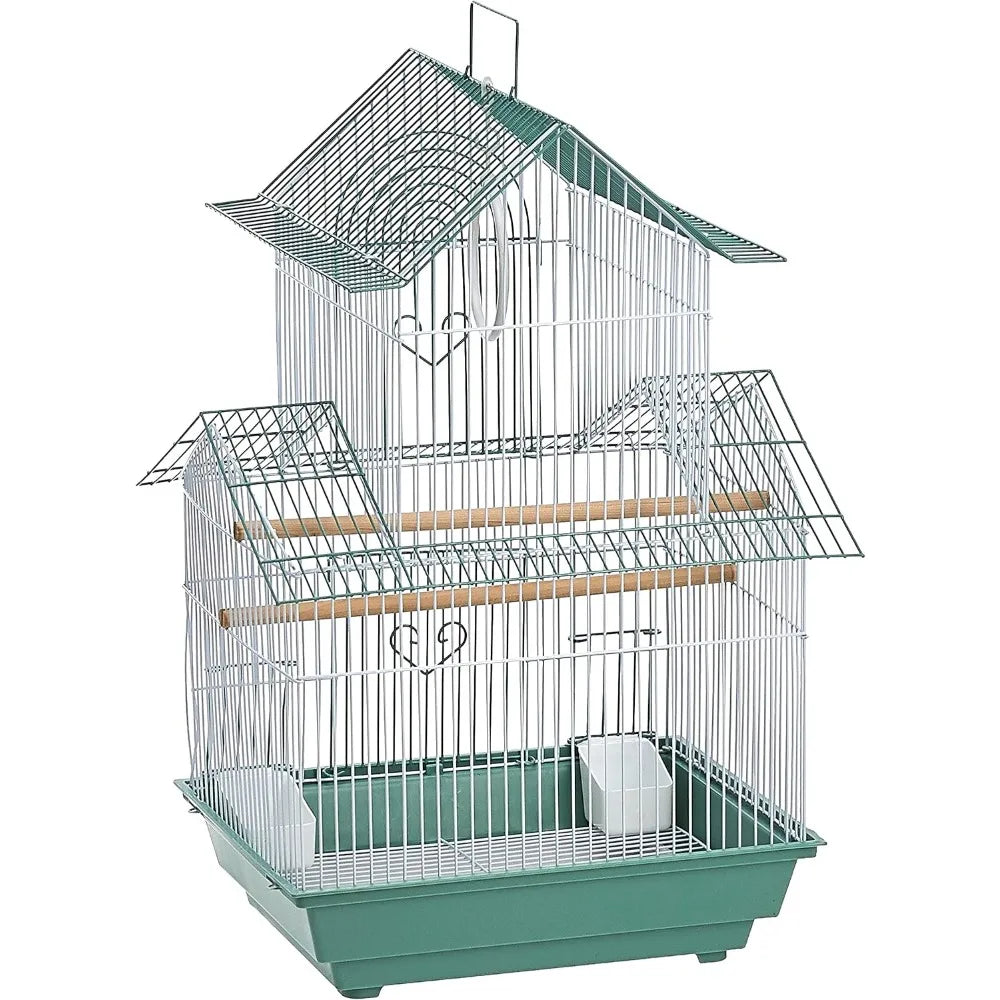 Secure Durable Latch Stainless Steel Parakeet Bird Cage