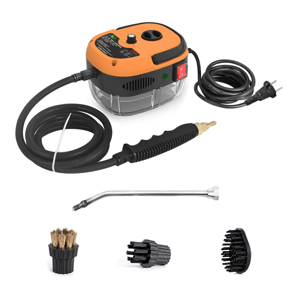 Romellar 1500W Portable Handheld Steam Cleaner With Brush Heads