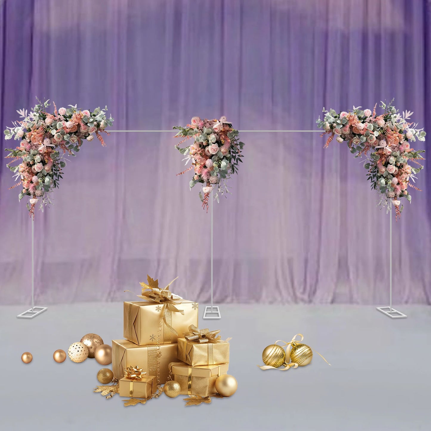 Wedding Arch Stand Metal Backdrop Holder For Flowers