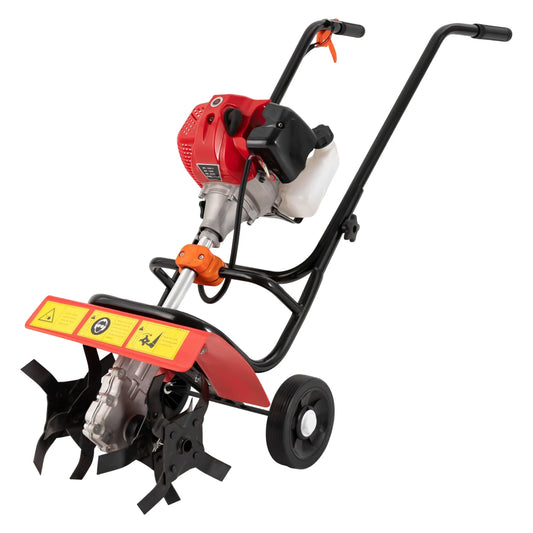 1.9kw 52cc Gasoline Garden Tiller Soil Loosening Cultivator Rototiller