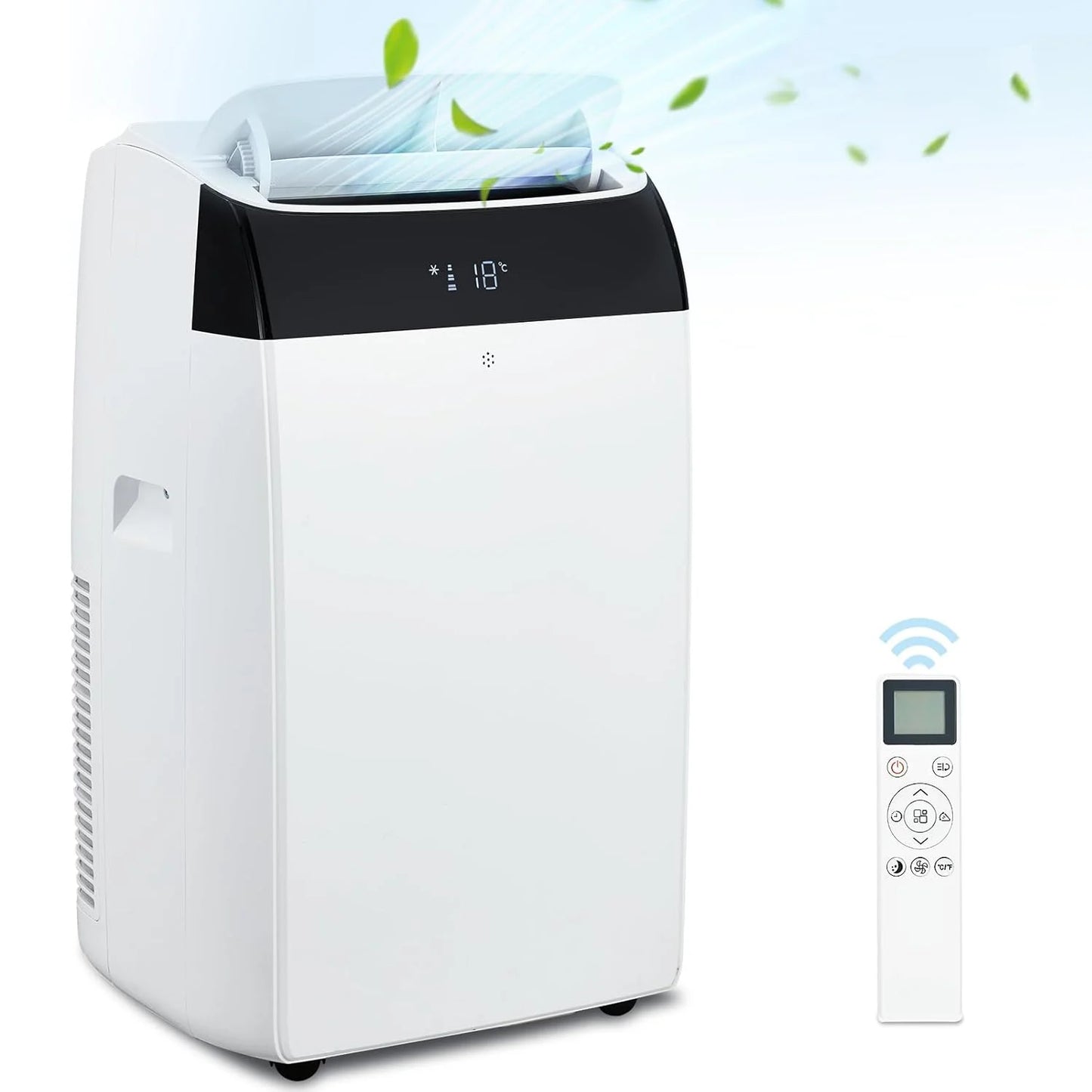 Adoolla 14000 BTU Portable Air Conditioner 3-In-1 Remote Control