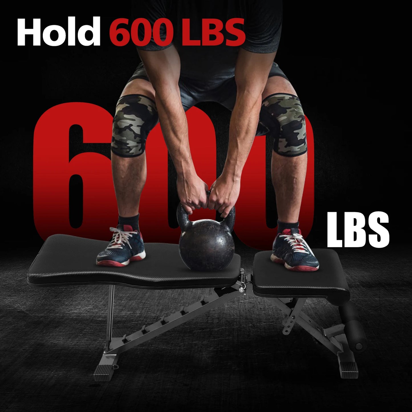 Weight Bench For Full Body Workout Adjustable Incline Decline