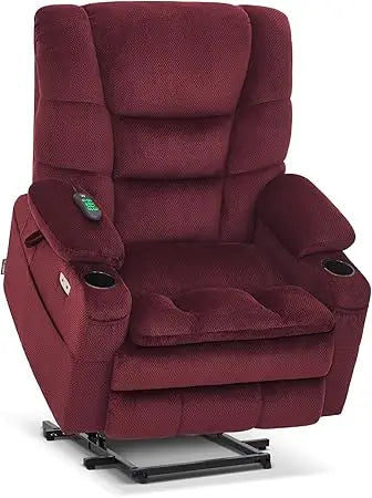 Triple Motor Power Lift Recliner Chair with Massage Heat for Petite Elderly