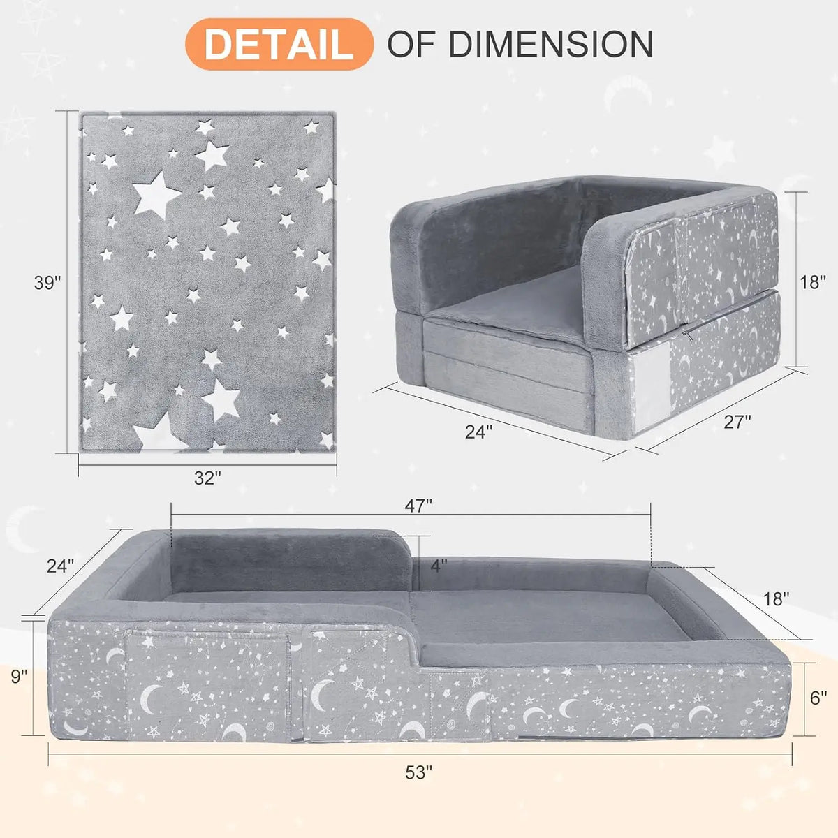 Novilla Foldable Two In One Portable Toddler Travel Bed