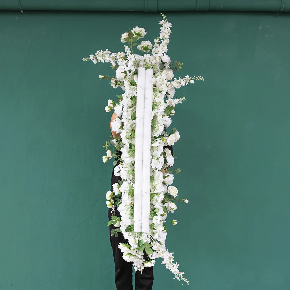 Rose Eucalyptus Artificial Flower Arrangement for Baby Shower Backdrops