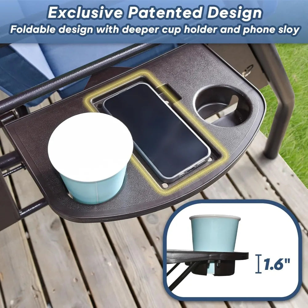 Patio Swing With Stand And Canopy 800lb Capacity Durable