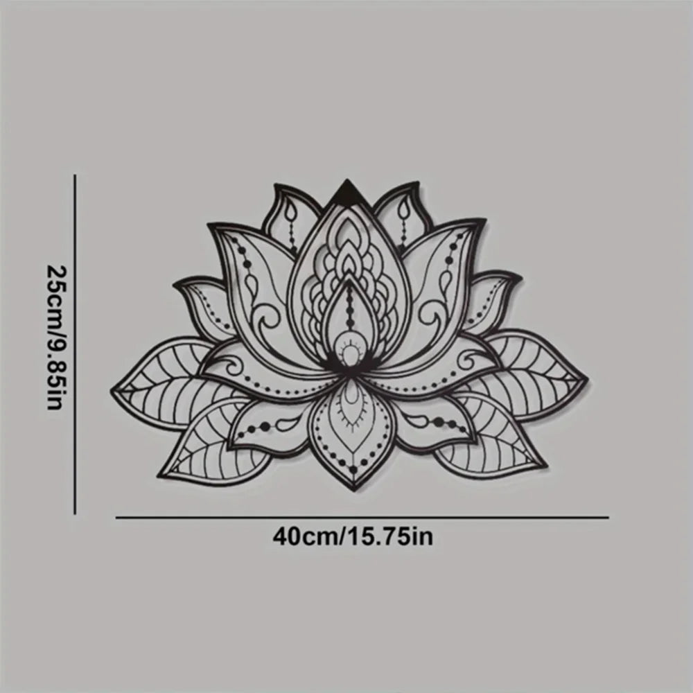 Boho Mandala Metal Wall Art Decor for Living Room and Bedroom