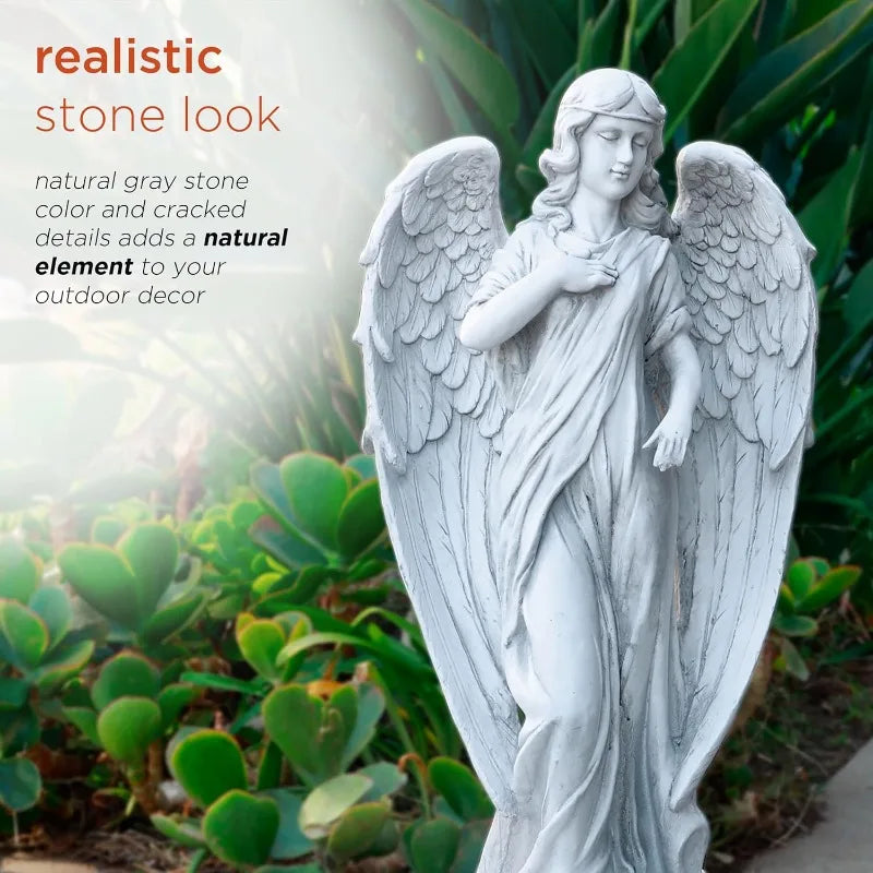 Alpine Corporation Angel Statue Garden Decor Yard Art