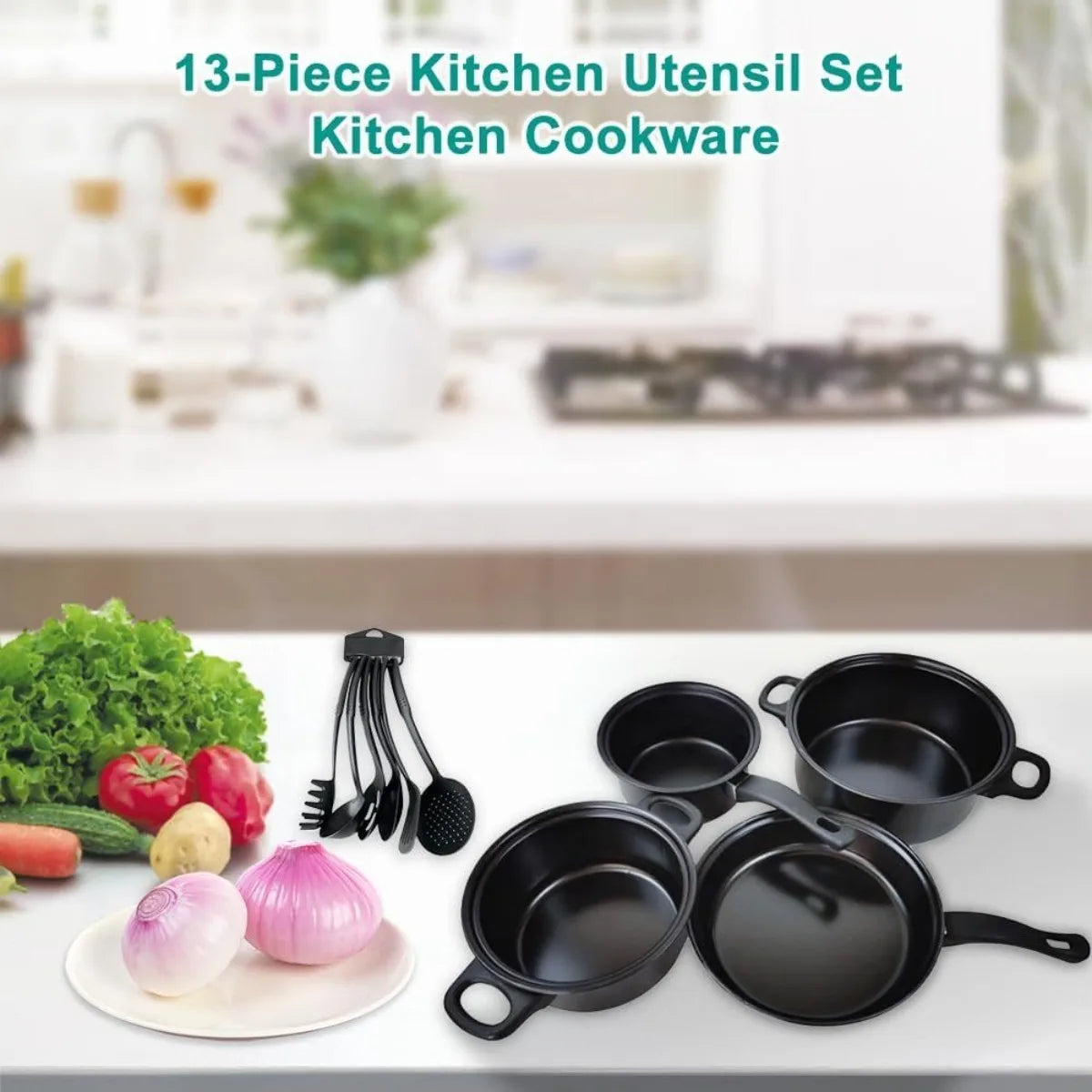 COBASPORT Stainless Steel Nonstick Cookware Set for Induction Cooking
