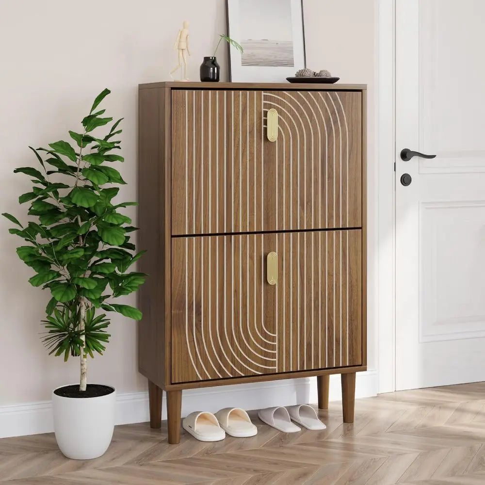 DAFIFY Flip Drawer Shoe Cabinet