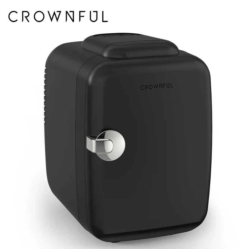 Crownful Portable Mini Fridge For Beauty Makeup And Skincare