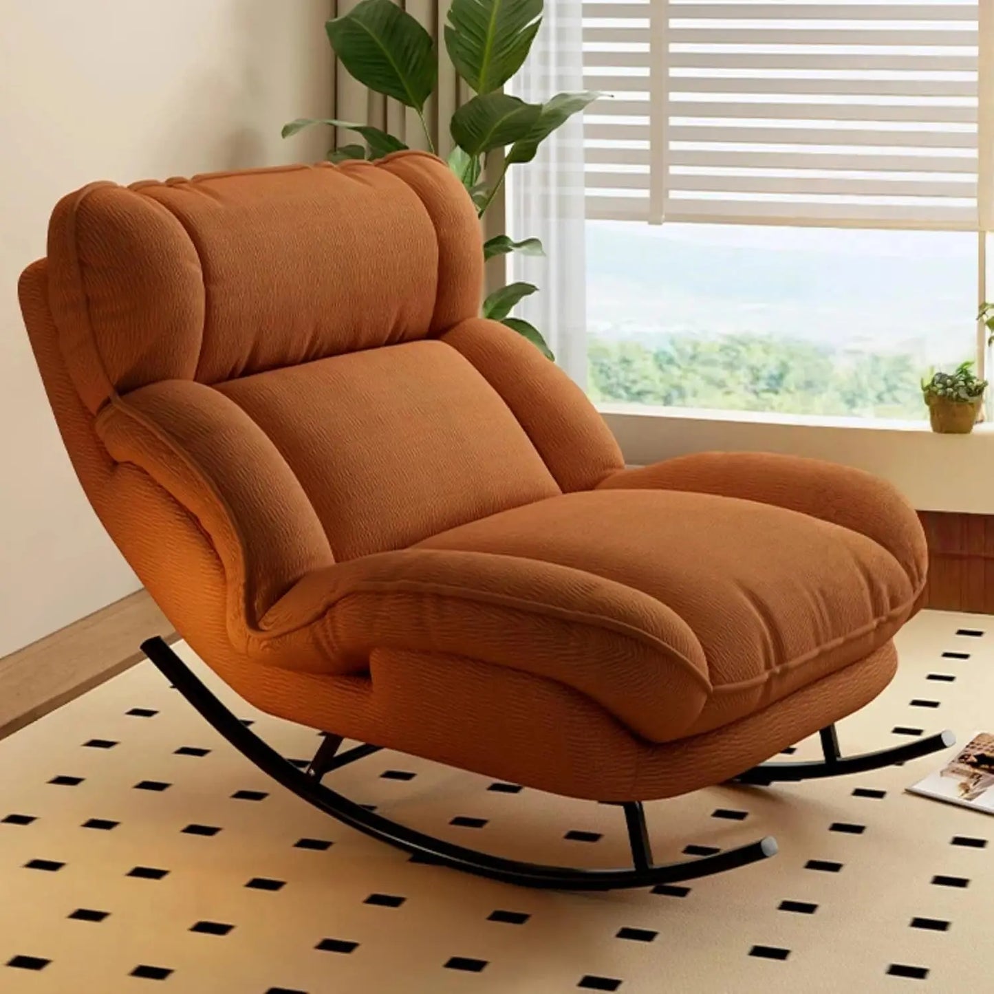 GUOHE Sofa Rocking Chair Adjustable Backrest