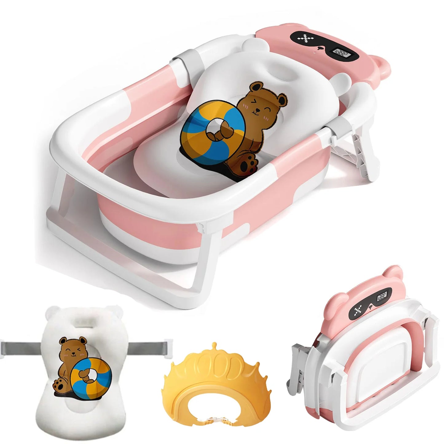 Devine In And Out Cushioned Foldable Baby Bath Tub Pro