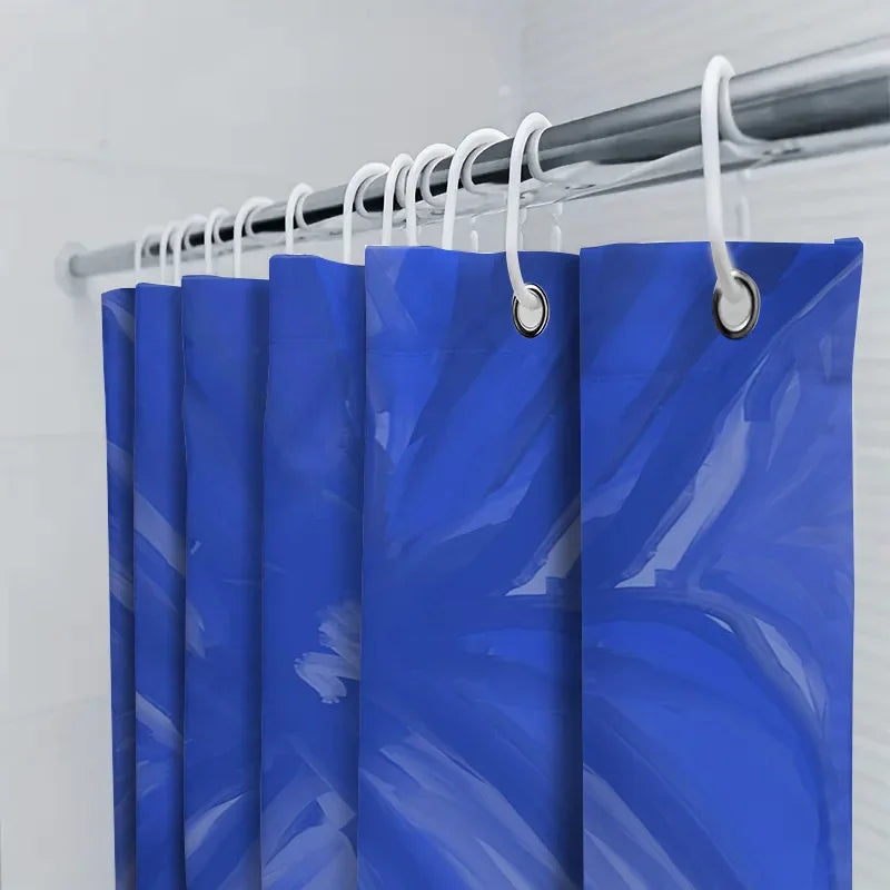 Nonwoven Polyester Shower Curtain Quick Dry Easy Care