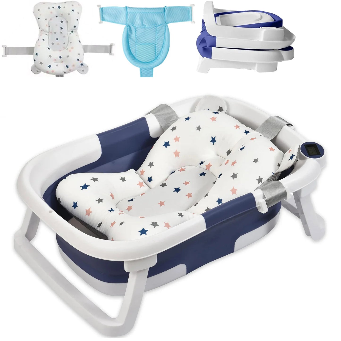 Devine In And Out Cushioned Foldable Baby Bath Tub Pro