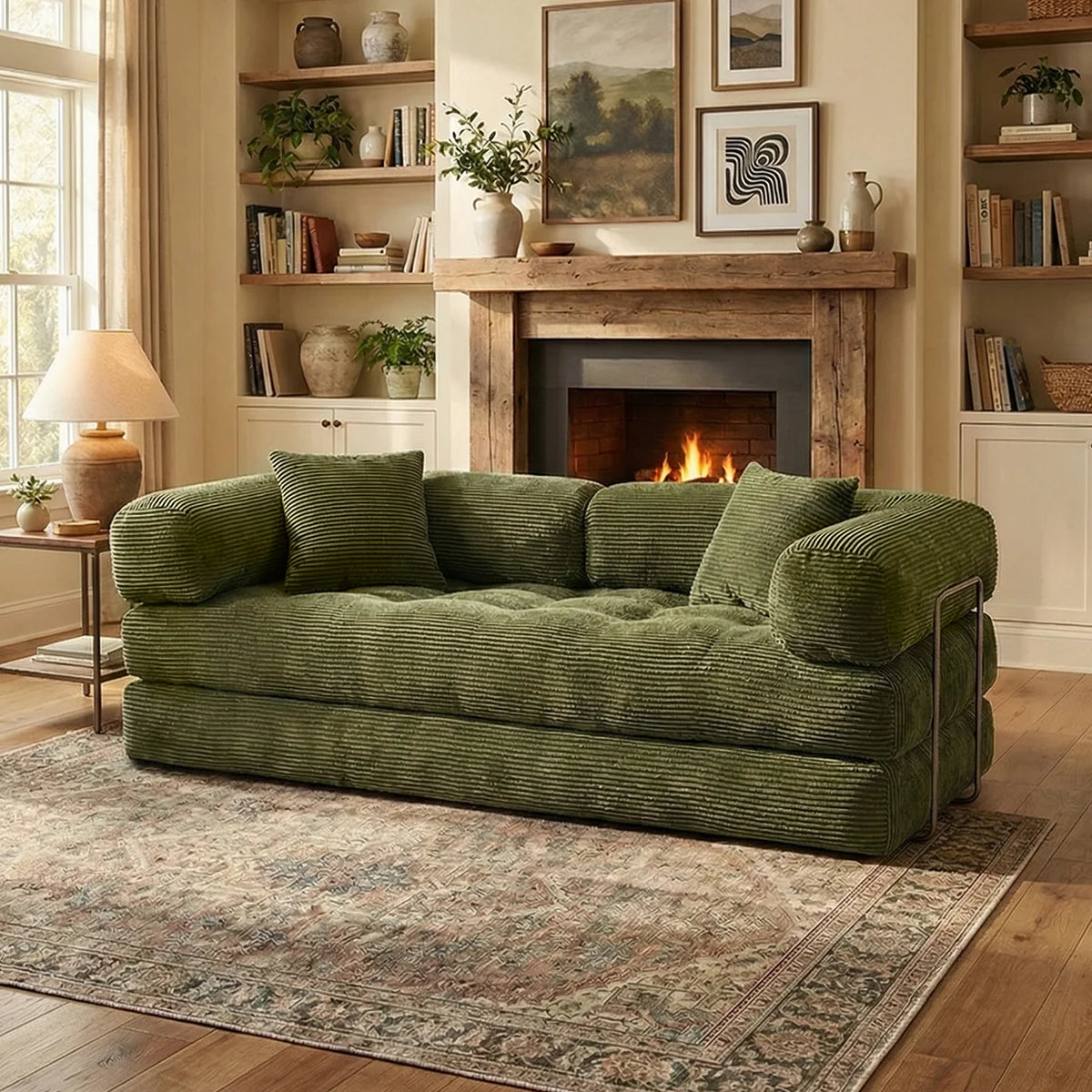 YQzyphyna Futon Sofa Bed 4in1 Convertible Couch Loveseat