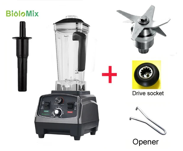 BioloMix Heavy Duty Blender Mixer Juicer Food Processor